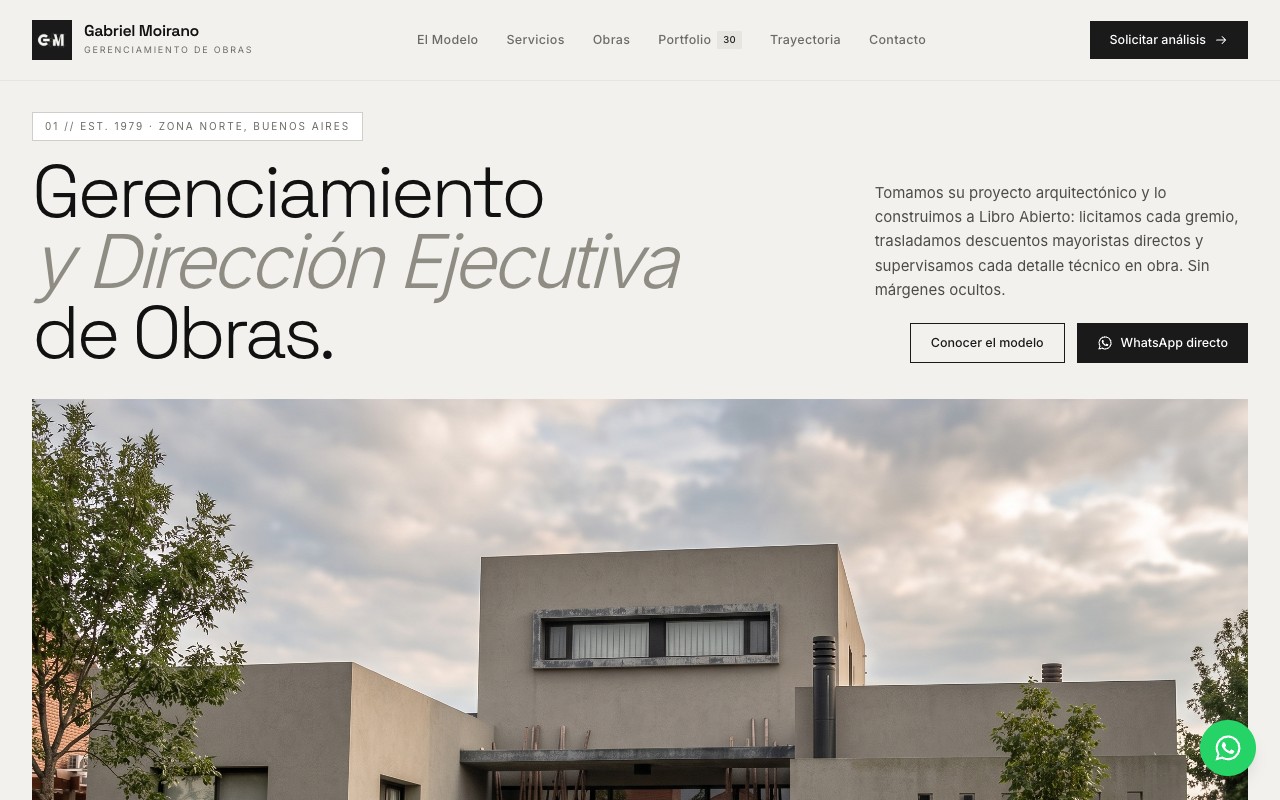 Gabriel Moirano — Estudio de Arquitectura